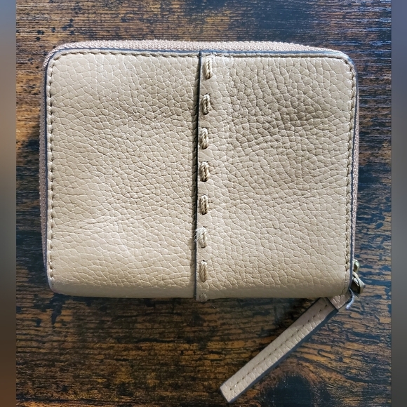 Tory Burch McGraw Bi-Fold Wallet Womens  Leather Camel Brown - Picture 5 of 16